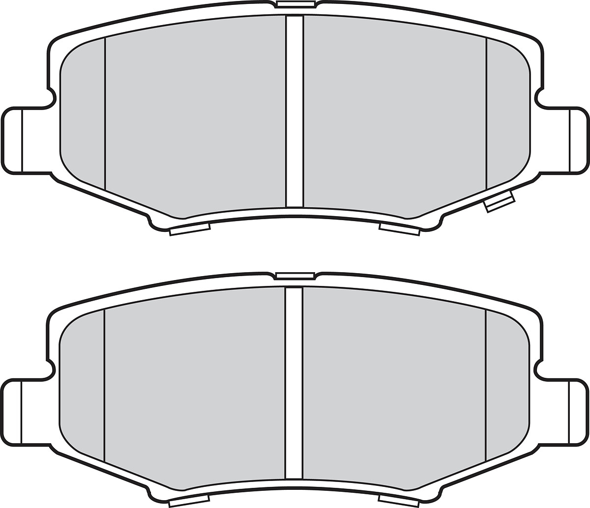 Jeu de 4 plaquettes de frein VALEO ref. 302814